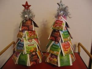 vánoční čajový stromeček