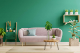 Zelená barva v interiéru: Kombinace a použití